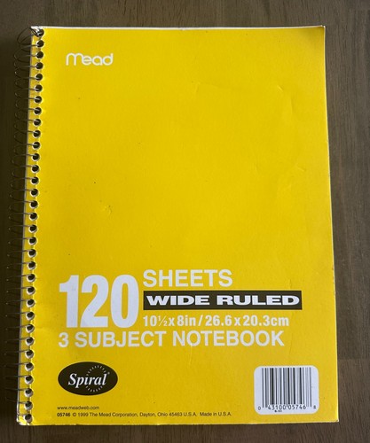 Vintage mead subject spiral - mead,