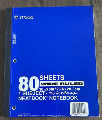 Vtg 90s mead wireless - wireless, neatbook