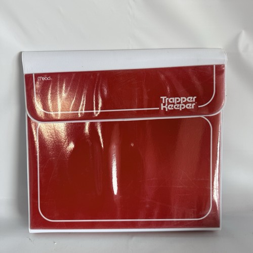 Mead trapper keeper red - trapper,