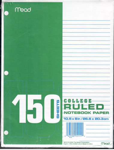 Mead pack 150 sheets - pack,