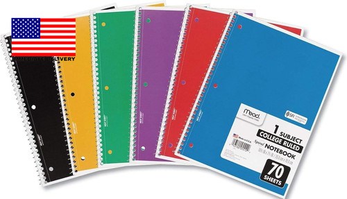 Spiral notebook subject - spiral, 1