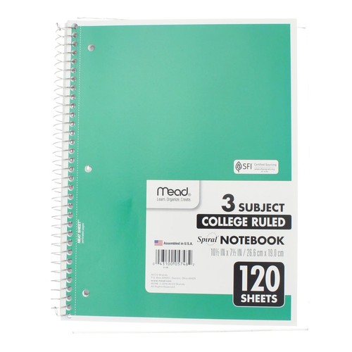 Pack mead spiral notebook - 2,