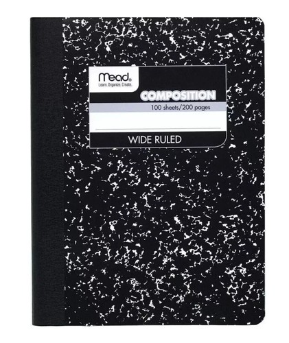 Mead wide ruled composition - wide,
