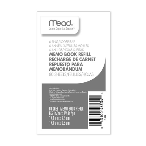 Mead memo book - mead,